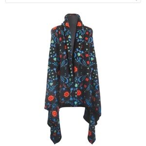 Colorful design Fleece Cape